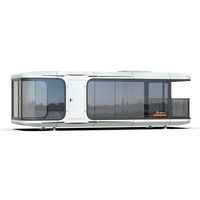 Zcamp X5 Maison de camping préfabriquée Conception durable Matériel écologique Maison préfabriquée de luxe avec système de contrôle intelligent