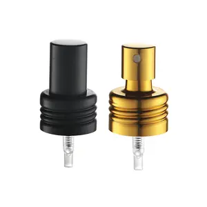 18/410 20/410 24/410 18mm 20mm Luxury Gold Metal Aluminum Anodized Fine Mist spray Pump Sprayer With Half Or Full Cap