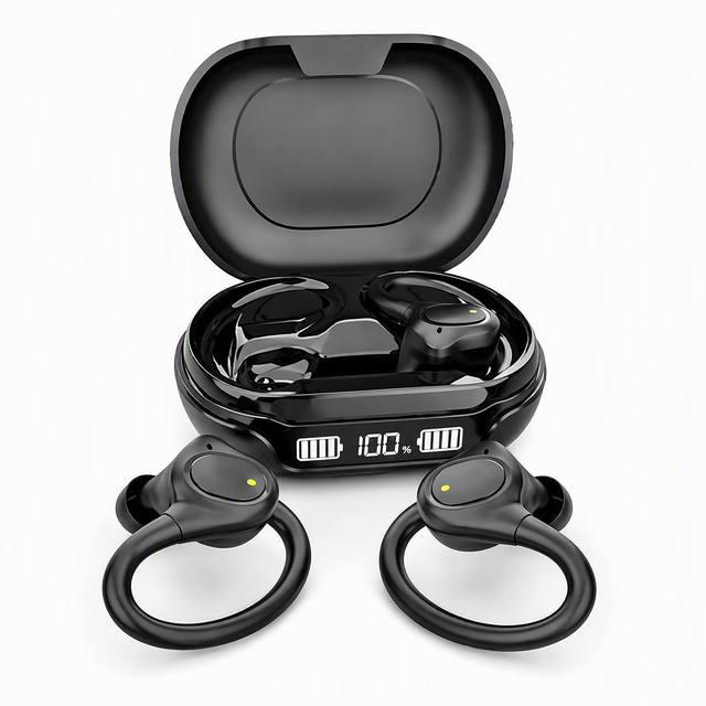 Shenzhen Factory Gaming for V5.3 TWS Earbuds In-Ear Sport Headphones with Digital Display Wireless Bluetooth Earphones