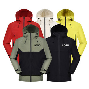 Vestes pour hommes OEM avec logo personnalisé, imperméables, <span class=keywords><strong>coupe</strong></span>-<span class=keywords><strong>vent</strong></span>, pour le camping, la randonnée, les activités de plein air, vestes d'hiver décontractées élégantes à capuche, vestes chaudes pour femmes - Product Image 4