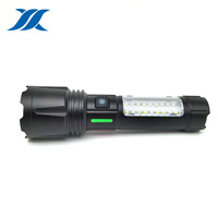 Lampe torche tactique d'urgence à LED, éclairage de camping en plein air, lampe torche rechargeable, adaptée à la chasse et aux aventures