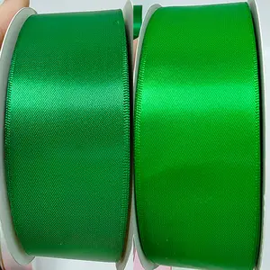 Special Factory Price 1.5 inch double sided satin ribbon 100 yards One face 1 1/2 inch