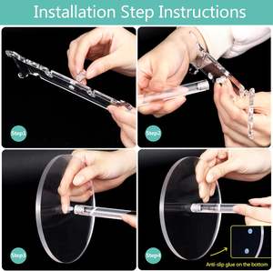 Soporte para auriculares de acrílico transparente moderno soporte Universal para AirPods Max auriculares para juegos para Sony <span class=keywords><strong>Bose</strong></span> Beats estante de exhibición inalámbrico - Product Image 2