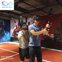 Máquina de Juego de Realidad Virtual para Parque Temático Infinity, Simulador de Realidad Virtual, Plataforma de Caminata Espacial, Plataforma de Realidad Virtual con Función de Disparo para Adultos