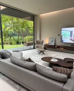 Fenêtre à battant en aluminium à rupture de pont thermique, <span class=keywords><strong>double</strong></span> <span class=keywords><strong>vitrage</strong></span> insonorisé, design moderne pour cuisine, entrée, villa, hôtel, projet résidentiel - Product Image 5