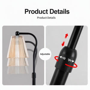 Lámpara de Cera Fundida de Lujo Nórdico YONGZE con Base de Madera, Regulable, para Aromaterapia, Lámpara de Ambiente para Escritorio - Product Image 4