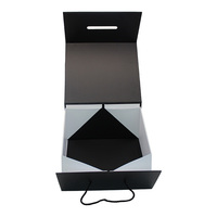 Grande enveloppe de luxe personnalisée de qualité supérieure à fermeture magnétique Boîtes magnétiques d'emballage en carton rigide Papier noir mat pour chaussettes
