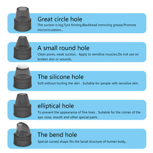 Pore pulitore Blackhead pulitore sottovuoto <span class=keywords><strong>per</strong></span> la cura della pelle del viso di aspirazione testa nera <span class=keywords><strong>punti</strong></span> <span class=keywords><strong>neri</strong></span> brufoli rimozione profondo strumento di pulizia profonda - Product Image 6