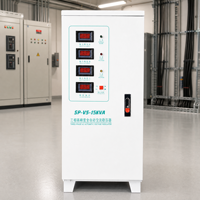 Stabilisateur de tension triphasé 15 kVA 380 V, régulateur de puissance avec protection contre les surtensions pour système de signalisation ferroviaire, protection de l'alimentation