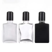 Givré 30ml 50ml 100ml carré cosmétique verre bouteille d'huile d'olive compte-gouttes pour soins de la peau sérum crème pour le visage gouttes pour les yeux