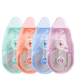 Bande correctrice Deli 7215, 20m, en plastique, papeterie de bureau pour étudiants, examens, correction des erreurs d'étude - Product Image 5