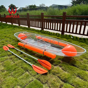 Canoë transparent <span class=keywords><strong>2</strong></span> <span class=keywords><strong>places</strong></span>, kayak transparent pour activités nautiques <span class=keywords><strong>en</strong></span> plein air - Product Image 6