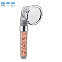 Pommeau de douche à main haute pression durable avec système de filtration ionique et vitamine VC pour robinet de salle de bain