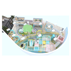 Aire de jeux intérieure sur le thème de la forêt en bois, parc <span class=keywords><strong>d</strong></span>'attractions pour tout-petits avec bac à sable, salle de fête <span class=keywords><strong>d</strong></span>'anniversaire pour enfants, aire de jeux souple pour bébés - Product Image 2