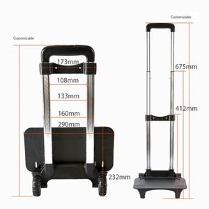 Estructura de Plataforma Industrial de 2 Ruedas, Longitud Ajustable, Material Plástico Personalizable OEM, Marco de 10 Pulgadas, Poste de Aluminio, Buenas Características - Product Image 1
