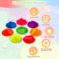 Vente en gros de pigments fluorescents au néon UV, mélange maître en poudre, type titane pour paillettes de corps et peinture en aérosol plastique