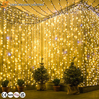 Guirlande lumineuse LED à double couleur blanche et blanc chaud, personnalisable en usine, pour fêtes de Noël, événements commerciaux et extérieurs, avec indice de protection IP65