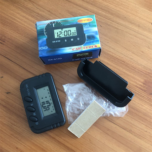 Kk-613d Mini Electronic Clock Digital Display Car Desk Clock Battery Operated With Date And Day Function - Product Image 1