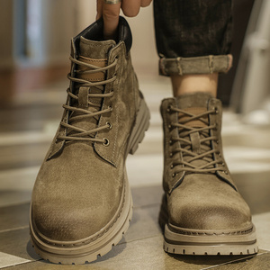 Bottes pour hommes de grande taille, cuir de haute qualité, confortables, style décontracté, en stock, personnalisation possible - Product Image 3