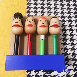 Wholesale Wooden Puppet Clapper Castanets <b>Music</b> Orff Percussion <b>Instrument</b> Early Education Cartoon Teaching AIDS for Kids - Product Image 5