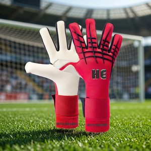 Professional Sports Goods New Design Goalkeeper Gloves with Sublimation Printing for Goal Keepers Removable StraP Rubber Inject - Product Image 2