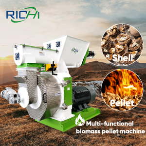 Richi miễn phí thử nghiệm lạc Pecan vỏ rơm PELLET Máy Nhà máy 5-7t/h chất thải lốp Trung Quốc SINH KHỐI PELLET Máy Nhà cung cấp - Product Image 1