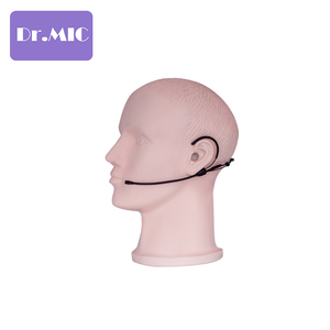 Auriculares de color negro Gancho para la oreja doble <span class=keywords><strong>TA3F</strong></span> Accesorios de micrófono de diadema para sistema inalámbrico PA - Product Image 2