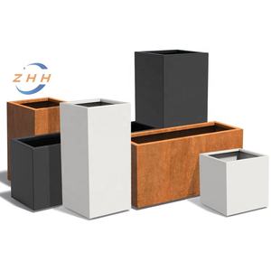 क्लासिक डिजाइन धातु उद्यान प्लांटर्स पाउडर पाउडर लेपित बहुमुखी उपयोग को बोनसाई के लिए लटका फर्श शॉपिंग मॉल के लिए बहुमुखी उपयोग - Product Image 3