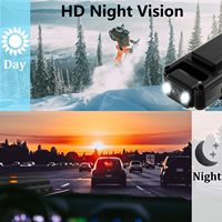 Caméra d'action portable de poche L12wifi HD avec clip dorsal, caméscope sportif DV, longue autonomie de batterie, sécurité, étanche