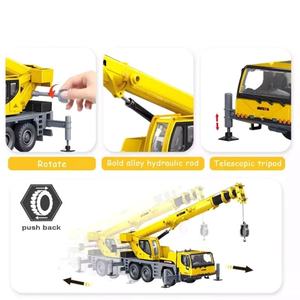 Sanjoyo SJY-1702 Modèle de camion-grue d'ingénierie en alliage métallique moulé sous pression, échelle 1:50, avec deux cabines, jouet pour les 14 ans et plus - Product Image 6
