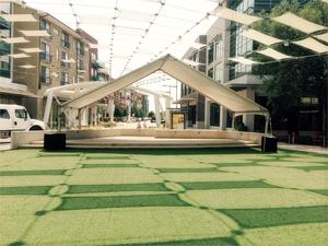 Tienda de <span class=keywords><strong>conciertos</strong></span> al aire libre duradera para festivales de música refugio de eventos resistente a la intemperie de lado abierto para escenarios de banda en campings parques - Product Image 2