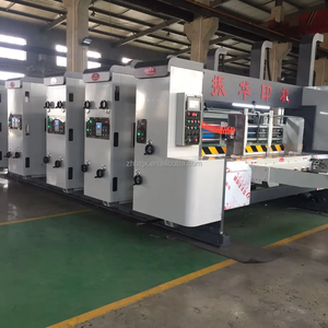 Chất lượng tốt nhất sóng đầy đủ tự động tốc độ trung bình tự động các tông máy in slotter chết máy cắt - Product Image 2