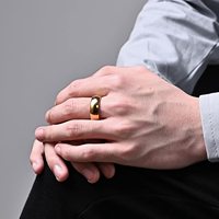 6mm 8mm Bois Naturel Incrustation Mode De Fiançailles Bande De Mariage Martelé Argent Noir Tungstène Anneau pour Hommes Femmes