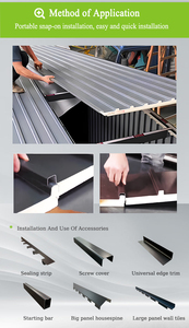 <span class=keywords><strong>Panel</strong></span> de Techo Sándwich de Aluminio y PU al por Mayor de Fábrica, Lámina Metálica Aislante Térmica para Techos con Patrón Gran Muralla - Product Image 6
