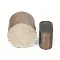 Convertisseur catalytique universel à trois voies (TWC) à substrat métallique en nid d'abeille, Euro 5 Euro 6, pour système d'échappement automobile, pièces auto