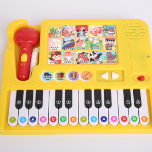 Teclas <span class=keywords><strong>de</strong></span> Piano iluminadas personalizadas <span class=keywords><strong>de</strong></span> fábrica OEM, juguete para bebés, niños pequeños, fácil agarre, mango, canciones musicales, palabras, <span class=keywords><strong>frases</strong></span>, sonido, libros <span class=keywords><strong>de</strong></span> Audio - Product Image 1