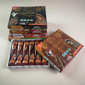 Geçici dövme şablonu için kullanılan Kaveri Neha macun <span class=keywords><strong>Mehndi</strong></span> ambalaj doğal siyah kına koni vücut boyama kına krem - Product Image 3