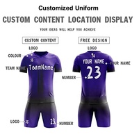 Maillot de football de club de saison 100% polyester, uniforme de football, ensemble de maillots de football, domicile, extérieur, adultes, maillot de football pour garçon, homme
