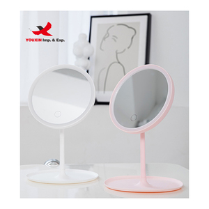 Espejo Cosmético LED de Escritorio con Iluminación LED de Tres Colores Ajustable, Redondo y con Aumento, Precio Bajo por Compra al por Mayor - Product Image 6