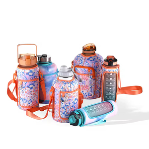 ชุดถ้วยน้ำน้ำแข็งที่กล้าหาญเซตถ้วยน้ำวัสดุสำหรับดำน้ำกระเป๋าทรงคร่อมเฉียงกระเป๋าใส่ขวดน้ำสายคล้องไหล่ - Product Image 4