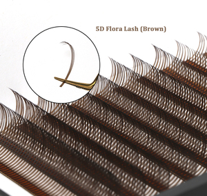 SP EYELASH Extensions de cils <span class=keywords><strong>Flora</strong></span> 0.07 Noir Mat 5D Boucles en forme de fleur J B C CC D DD Volume Easy Fan Vente en gros en vrac - Product Image 2