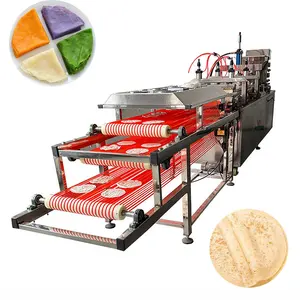 Mesin pembuat Tortilla otomatis sepenuhnya mesin produksi Pita roti mesin Lavash Turki