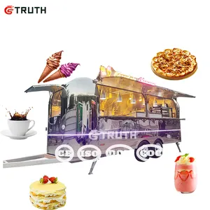 Caminhão de comida personalizado, 4m, acessível, totalmente equipado, eua, reboque de alimentos personalizado, com cozinha completa