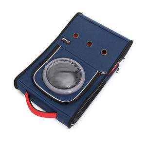 नए डिजाइन थोक ऑक्सबर्ड सामग्री लुभावनी फैशन जिपर पालतू कुत्ते बैकपैक पोर्टेबल फोल्डेबल यात्रा वाहक - Product Image 3