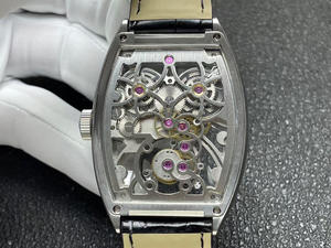 Reloj Mecánico Automático de Acero Inoxidable con Esfera de Cristal de Zafiro, Correa de Goma, Resistente al Agua 5BAR, Diseño Simple, Fecha Automática - Product Image 4