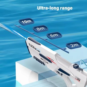 Pistola ad Acqua Elettrica Automatica Potente per l'Estate, Gittata 32FT, con Luci a LED a Forma di Cavallo, Giocattolo Durevole in Plastica ABS per Bambini - Product Image 3