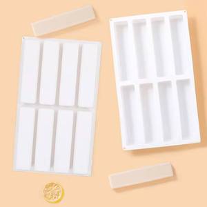 MUYULINS Factory 8-Cavity Rectangular Maker LFGB Platinum Non-Stick BPA-Free <b>Silicone</b> Cheese Stick Mold - Product Image 1
