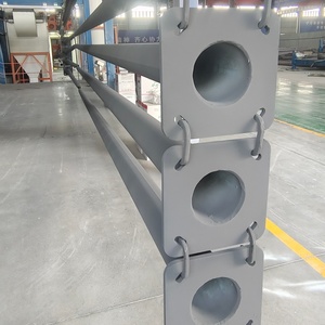 Poste <span class=keywords><strong>de</strong></span> Alumbrado Público Galvanizado Q235B con Base <span class=keywords><strong>de</strong></span> Brida para Parque Industrial - Product Image 6