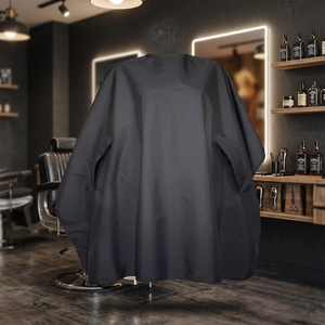 Capas de Peluquería Profesionales al por Mayor con Logotipo Personalizado, Impermeables, Antiestáticas, Antiadherentes, de Poliéster, con Orificio para el Brazo, MACLURA - Product Image 3