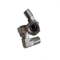Adaptateur de tuyau hydraulique droit en acier inoxydable et acier au carbone haute résistance à l'usure